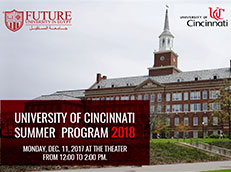 University of Cincinnati Summer Program 2018