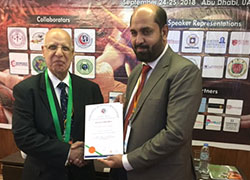 Dr. Osama Salama wins a Gold Medal in “World Congress on Traditional, Complementary Medicine”