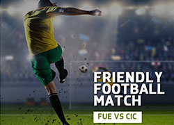 Friendly Football Match (FUE Vs CIC)