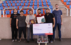 FUE won the third place in "The First National Competition for Robot Applications in industry"