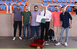 FUE won the third place in "The First National Competition for Robot Applications in industry"