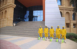 Future University in Egypt disinfects and sterilizes University Buildings 