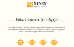 Future University in Egypt is Awarded Four Stars by QS Stars 2020