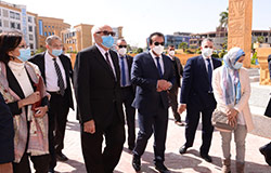 The Minister of Higher Education Visits a Number of Examination Committees in Private Universities and Higher Institutes