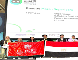 Future University Students Achieve Top Honors at the RoboCup European Junior Championship