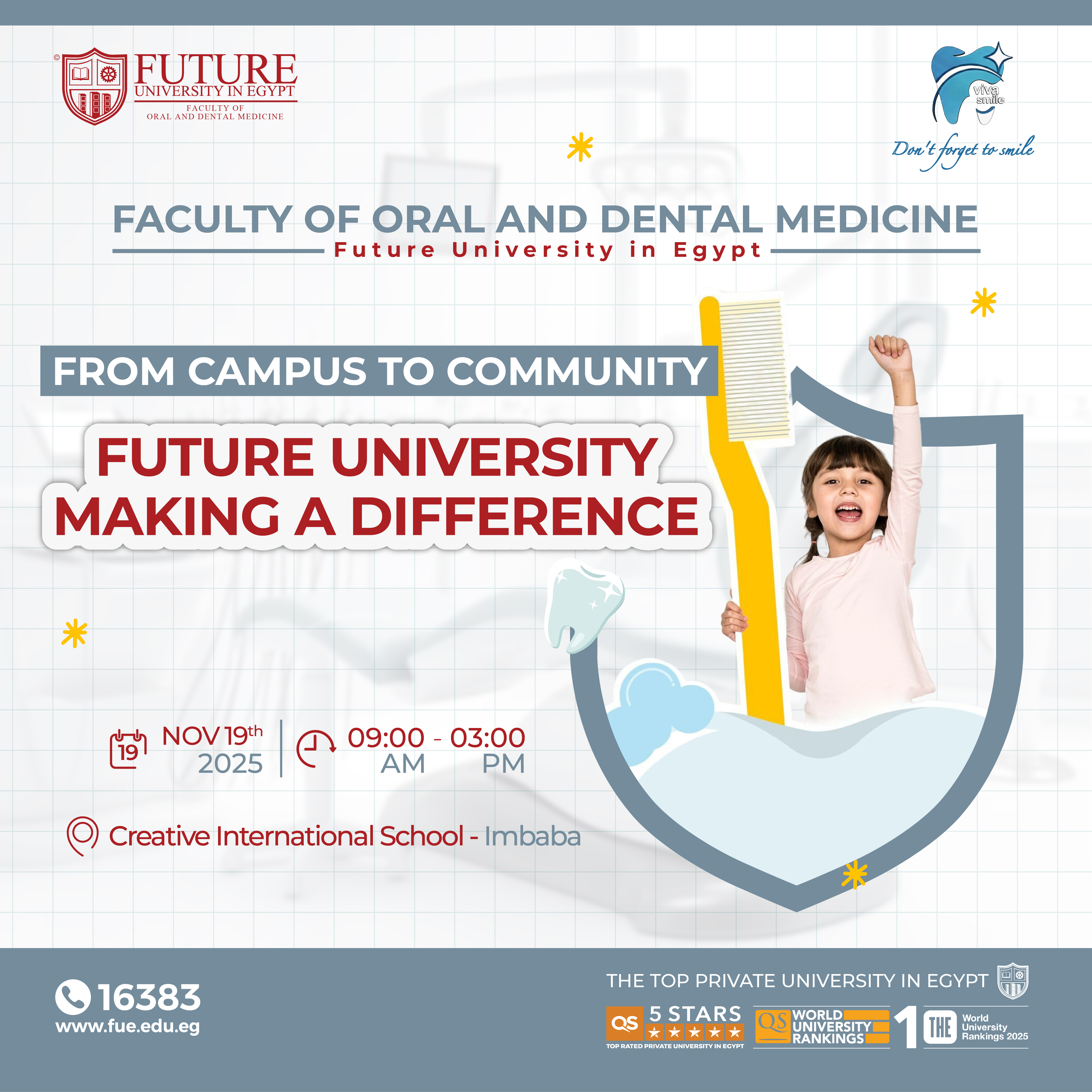 From Campus to Community: FUE Dental Students to Lead an Upcoming Awareness Campaign