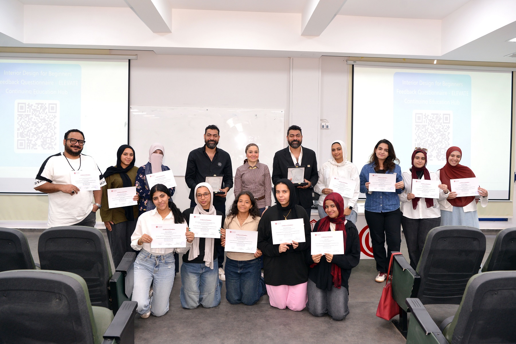 The Third Edition of "Interior Design for Beginners" Concludes with Remarkable Success at Future University in Egypt